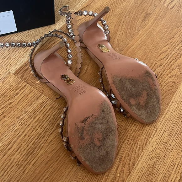 Aquazzura Tequila Sandal 105 powder pink - Picture 6 of 7